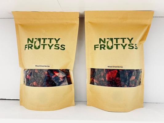 Premium Mixed Berries – Blueberry, Cranberry & Strawberry by Nutty Frutyss